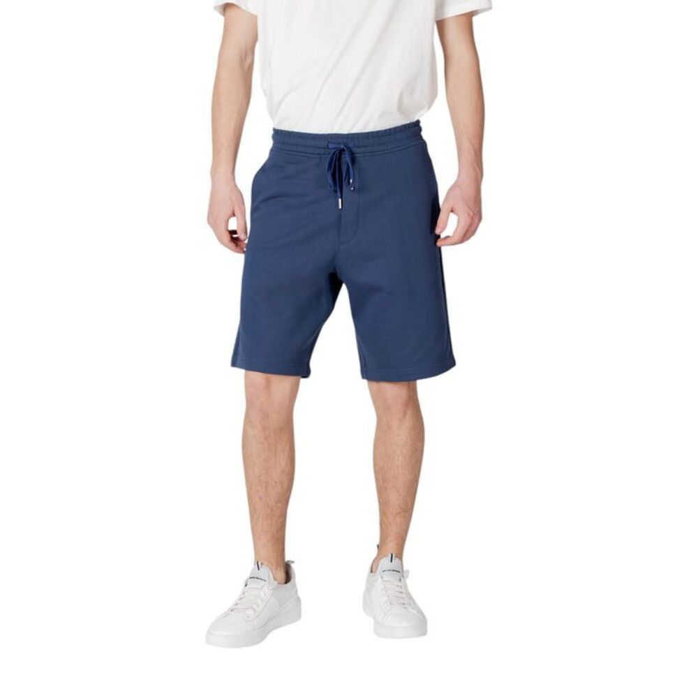 Replay Blue Cotton Bermuda Men's Shorts